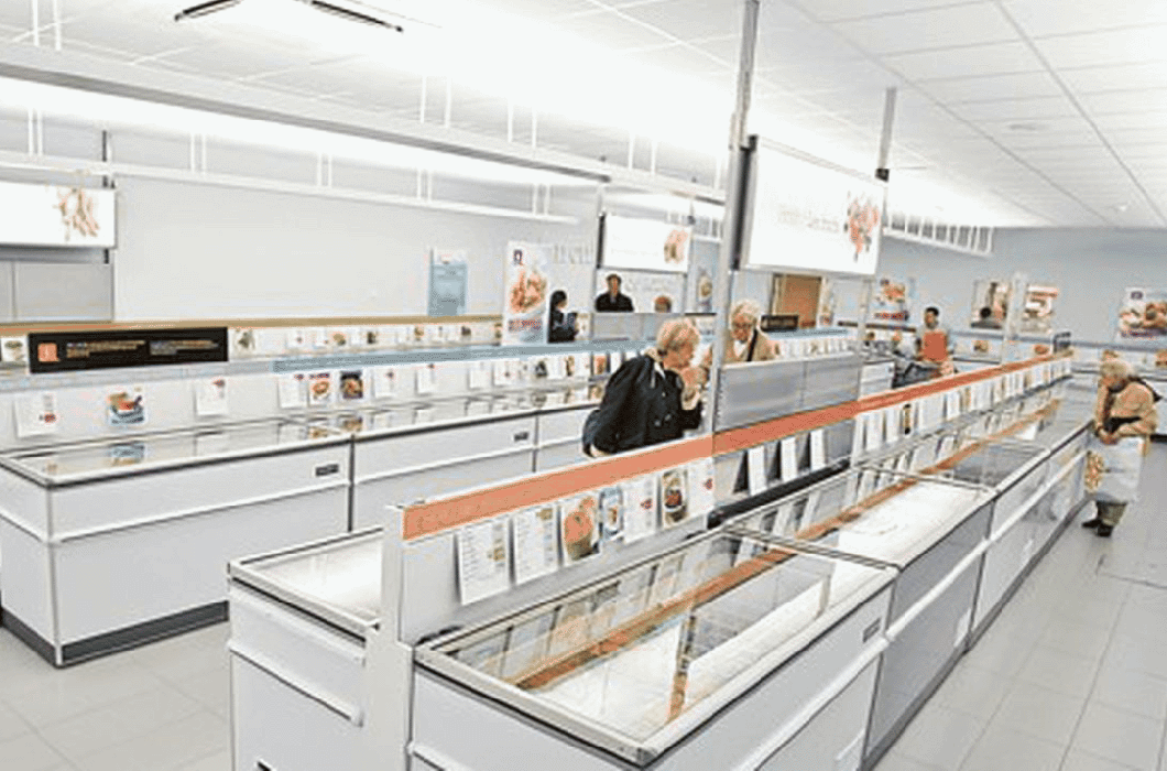 Rayon freezer center